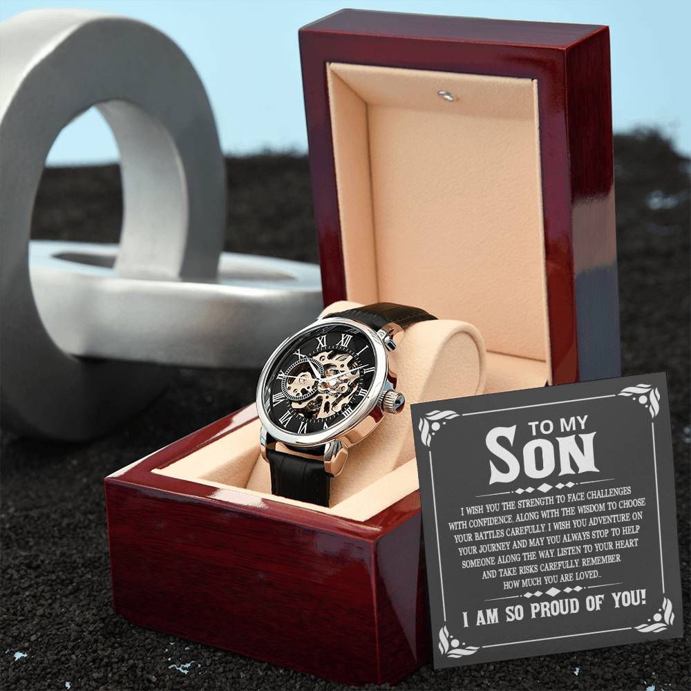 Openwork Watch - For Son I Wish You